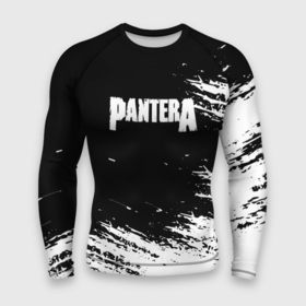 Мужской рашгард 3D с принтом Pantera Logo. в Санкт-Петербурге,  |  | pantera | американская металгруппа | грувметал | группа | музыка | пантера | рок | рок группа