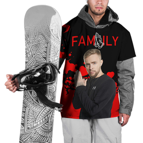 Накидка на куртку 3D с принтом Егор Крид: Family. в Белгороде, 100% полиэстер |  | ek | ek team | family | kreed | егор булаткин | егор крид | ек | крид