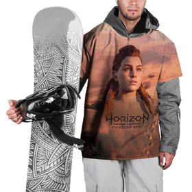 Накидка на куртку 3D с принтом Aloy Horizon Forbidden  Zero Dawn в Новосибирске, 100% полиэстер |  | aloy | horizon | horizon forbidden west | horizon zero dawn | харайзон | хорайзон | элой