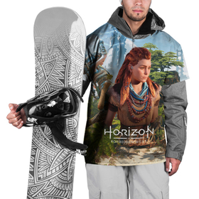 Накидка на куртку 3D с принтом Элой [Horizon Forbidden West] , 100% полиэстер |  | aloy | horizon | horizon forbidden west | horizon zero dawn | харайзон | хорайзон | элой