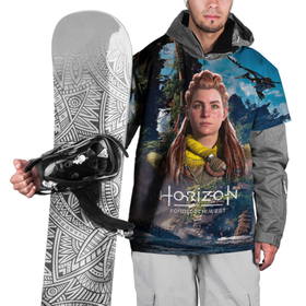 Накидка на куртку 3D с принтом Horizon Aloy  Элой в Петрозаводске, 100% полиэстер |  | Тематика изображения на принте: aloy | horizon | horizon forbidden west | horizon zero dawn | харайзон | хорайзон | элой