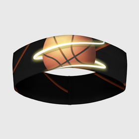 Повязка на голову 3D с принтом Баскетбол life в Екатеринбурге,  |  | баскетбол | командная игра | мяч | спорт | хобби