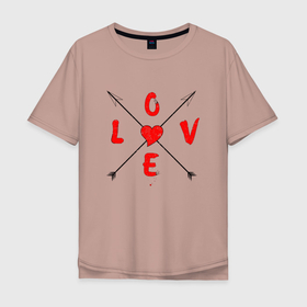 Мужская футболка хлопок Oversize с принтом СТРЕЛЫ ЛЮБВИ | ARROWS OF LOVE в Новосибирске, 100% хлопок | свободный крой, круглый ворот, “спинка” длиннее передней части | arrow | day | heart | love | romantic | valentine | valentines | амур | валентина | влюбленные | влюбленных | всех | день | любовь | романтика | романтичность | святого | сердечки | сердечко | сердце | стрела | стрелы