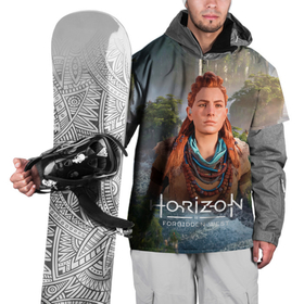 Накидка на куртку 3D с принтом Элой дикий лес Horizon , 100% полиэстер |  | aloy | horizon | horizon forbidden west | horizon zero dawn | харайзон | хорайзон | элой