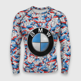 Мужской рашгард 3D с принтом BMW M  PATTERN  LOGO ,  |  | auto | auto sport | autosport | bmw | bmw performance | logo | m | mka | performance | авто спорт | автомобиль | автоспорт | ам | бмв | бэха | лого | логотип | машина | мка | эмблема