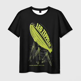 Мужская футболка 3D с принтом Led Zeppelin Лед Зеппелин в Петрозаводске, 100% полиэфир | прямой крой, круглый вырез горловины, длина до линии бедер | led | led zeppelin | lz | zoso | группа | джимми пейдж | джон генри бонэм | джон пол джонс | зосо | лед зепелен | лед зеппелин | ледзепелен | ледзеппелин | лз | метал | роберт плант | рок | тяжелый