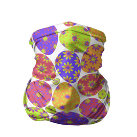 Бандана-труба 3D с принтом Разукрашенные пасхальные яйца в Санкт-Петербурге, 100% полиэстер, ткань с особыми свойствами — Activecool | плотность 150‒180 г/м2; хорошо тянется, но сохраняет форму | decorated | decoration | easter | eggs | festive | multi | беспорядок | всех цветов | еда | зеленый | крупные | любого цвета | мелкие | много | оранжевый | пасха | пасхальные | подарок | праздничные | разноцветные | салатовый