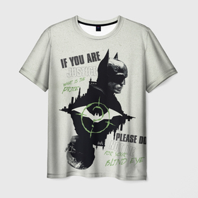 Мужская футболка 3D с принтом If you are Justice в Белгороде, 100% полиэфир | прямой крой, круглый вырез горловины, длина до линии бедер | batman | batman 2022 | bruce wayne | dc | dc comics | gotham | joker | statwb | warner | бетмен 2022 | брюс уэйн | бэтмен | бэтмен 2022 | готэм | джокер | диси | злодей | комиксы | комиксы диси