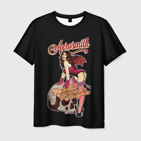 Мужская футболка 3D с принтом Aerosmith , Аэросмит в Курске, 100% полиэфир | прямой крой, круглый вырез горловины, длина до линии бедер | aerosmith | band | metal | music | rock | steven tyler | айросмит | атрибутика | блюзрок | брэд уитфорд | глэмметал | глэмрок | группа | джо перри | джоуи крамер | метал | музыка | рок | рокнролл | стивен тайлер