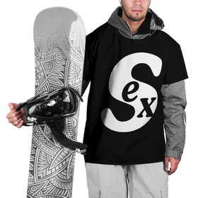 Накидка на куртку 3D с принтом SEX (надпись) в Белгороде, 100% полиэстер |  | erotic | love | playboy | для влюбленных | любовь | отношения | плейбой | подарок любви | поцелуй | романтика | садо мазо | свидание | стра