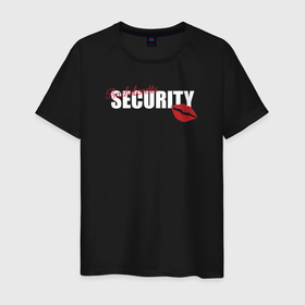 Мужская футболка хлопок с принтом Охрана (девичник) в Белгороде, 100% хлопок | прямой крой, круглый вырез горловины, длина до линии бедер, слегка спущенное плечо. | guards | security | безопасность | вневедомственная охрана | охрана | охраник | охранник | секьюрити | служба безопасности | чоп