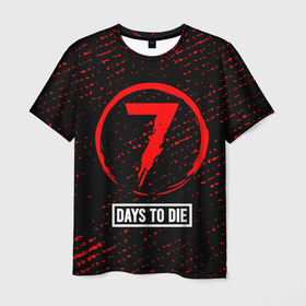 Мужская футболка 3D с принтом 7 DAYS TO DIE | Минимал в Екатеринбурге, 100% полиэфир | прямой крой, круглый вырез горловины, длина до линии бедер | 7 days to die | days | die | logo | zombie | гранж | дай | дейс | зомби | игра | игры | лого | логотип | севен | севен дейс | символ | символы | хоррор