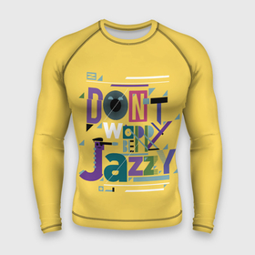 Мужской рашгард 3D с принтом Джаз (Jazz) в Кировске,  |  | acid jazz | blues | cool jazz | free jazz | jazz | jazz manush | music | rb | reggae | s | saxophone | smooth jazz | soul jazz | бибоп | биг бенд | блюз | джаз | джаз мануш | кул джаз | музыка | ноты | оркестр | постбоп | регги | ритмнблюз | саксофон | св