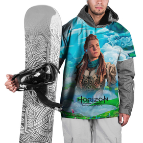 Накидка на куртку 3D с принтом Horizon дикий лес , 100% полиэстер |  | Тематика изображения на принте: aloy | horizon | horizon forbidden west | horizon zero dawn | харайзон | хорайзон | элой
