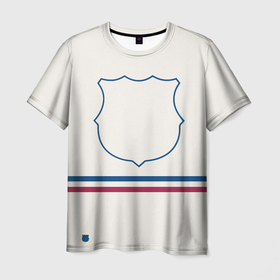 Мужская футболка 3D с принтом FC Barcelona | Vintage clear Logo (2022) , 100% полиэфир | прямой крой, круглый вырез горловины, длина до линии бедер | 0x000000123 | barca | barcelona | el clasico | la liga | messi | pre match | барса | барселона | классико | месси