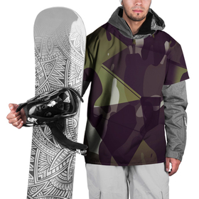 Накидка на куртку 3D с принтом БРОНИРОВАННЫЙ ЛЕСНОЙ КАМУФЛЯЖ , 100% полиэстер |  | броня | военные | геометрия | камуфляж | лес | невидимость | скрытность | фигуры