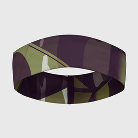 Повязка на голову 3D с принтом БРОНИРОВАННЫЙ ЛЕСНОЙ КАМУФЛЯЖ в Тюмени,  |  | броня | военные | геометрия | камуфляж | лес | невидимость | скрытность | фигуры
