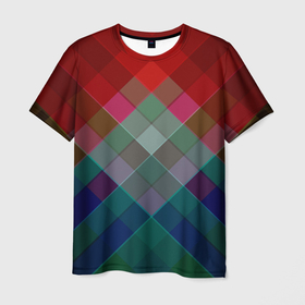 Мужская футболка 3D с принтом Геометрический современный узор в Курске, 100% полиэфир | прямой крой, круглый вырез горловины, длина до линии бедер | абстрактный | геометрия | молодежный | паттерн | современный | узор