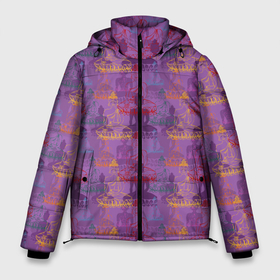 Мужская зимняя куртка 3D с принтом Медитация (Meditation) в Тюмени, верх — 100% полиэстер; подкладка — 100% полиэстер; утеплитель — 100% полиэстер | длина ниже бедра, свободный силуэт Оверсайз. Есть воротник-стойка, отстегивающийся капюшон и ветрозащитная планка. 

Боковые карманы с листочкой на кнопках и внутренний карман на молнии. | Тематика изображения на принте: chak | mandala | mantra | sri yantra | yantra | yoga | аум | брахма | будда | буддист | веган | вишну | ганеша | гимнастика | индиго | индуизм | инь янь | йога | лотос | мантра | медитация | нирвана | ом | просветление