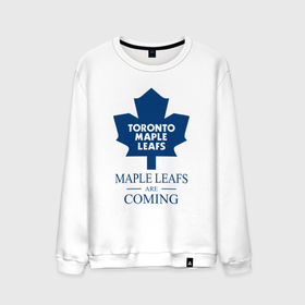 Мужской свитшот хлопок с принтом Toronto Maple Leafs are coming Торонто Мейпл Лифс в Екатеринбурге, 100% хлопок |  | hockey | maple leafs | nhl | toronto | toronto maple leafs | usa | мейпл лифс | нхл | спорт | сша | торонто | торонто мейпл лифс | хоккей | шайба