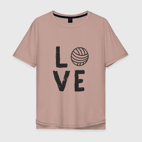 Мужская футболка хлопок Oversize с принтом Volleyball   Love в Белгороде, 100% хлопок | свободный крой, круглый ворот, “спинка” длиннее передней части | ball | beach | game | love | sport | volley | volleyball | волейбол | волейболист | волейболистка | гол | игра | игрок | любовь | мяч | площадка | пляж | пляжный | победа | сетка | спорт | тренер | чемпион