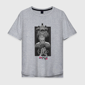 Мужская футболка хлопок Oversize с принтом Игра в кальмара    лица отчаяния в Курске, 100% хлопок | свободный крой, круглый ворот, “спинка” длиннее передней части | netflix | игра в кальмара | корейский сериал | постер сериала | сериалы