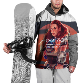 Накидка на куртку 3D с принтом Aloy | Horizon , 100% полиэстер |  | арт | будущее | лук | постаппокалипсис | этой