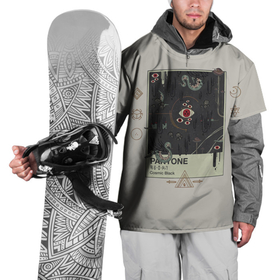Накидка на куртку 3D с принтом Пантон Ктулху в Курске, 100% полиэстер |  | cthulhu | howard phillips | lovecraft | говард лавкрафт | ктулху | лавкравт | лафкрафт