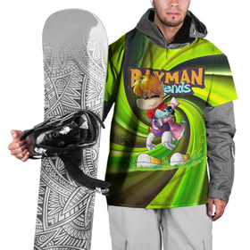 Накидка на куртку 3D с принтом Уставший Rayman Legends в Тюмени, 100% полиэстер |  | legends | rayman | rayman legends | глобокс | рейман | рэйман | рэймэн