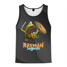Мужская майка 3D с принтом Rayman Legends Black , 100% полиэстер | круглая горловина, приталенный силуэт, длина до линии бедра. Пройма и горловина окантованы тонкой бейкой | legends | rayman | rayman legends | глобокс | рейман | рэйман | рэймэн