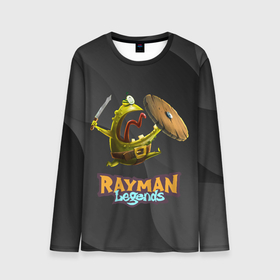 Мужской лонгслив 3D с принтом Rayman Legends Black в Белгороде, 100% полиэстер | длинные рукава, круглый вырез горловины, полуприлегающий силуэт | legends | rayman | rayman legends | глобокс | рейман | рэйман | рэймэн