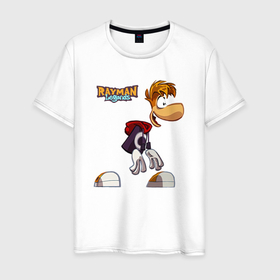 Мужская футболка хлопок с принтом Rayman Legends  Рэйман , 100% хлопок | прямой крой, круглый вырез горловины, длина до линии бедер, слегка спущенное плечо. | Тематика изображения на принте: legends | rayman | rayman legends | глобокс | рейман | рэйман | рэймэн