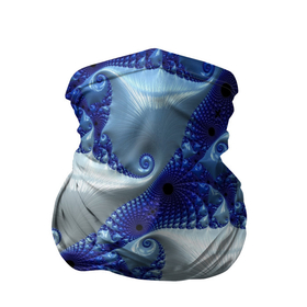 Бандана-труба 3D с принтом Абстрактные морские ракушки в Петрозаводске, 100% полиэстер, ткань с особыми свойствами — Activecool | плотность 150‒180 г/м2; хорошо тянется, но сохраняет форму | абстрактные морские ракушки | калейдоскоп | лето | море | морское | ракушки | спирали | узор