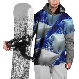 Накидка на куртку 3D с принтом Абстрактные морские ракушки в Екатеринбурге, 100% полиэстер |  | абстрактные морские ракушки | калейдоскоп | лето | море | морское | ракушки | спирали | узор