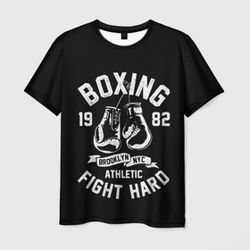 Мужская футболка 3D с принтом БОКС, БОКСЕРСКИЕ ПЕРЧАТКИ BOXING , 100% полиэфир | прямой крой, круглый вырез горловины, длина до линии бедер | boxer | boxing | boxing russia | gloves | russia team | боевые искусства | бокс | боксер | день бокса | перчатки | сборная россии | спорт | тайский бокс