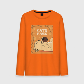 Мужской лонгслив хлопок с принтом Котик с клубком ниток в Кировске, 100% хлопок |  | casual | cat | cats | cute | kawaii | kitten | kitty | pussy | арт | детское | домашние животные | животные | каваи | кавай | кежуал | кот | кот с клубком ниток | коте | котейка | котик | котики | коты | кошка | ми ми ми | милота