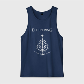 Мужская майка хлопок с принтом Elden ring лого , 100% хлопок |  | elden ring | elder ring | game | games | игра | игры | элден ринг | элдер ринг