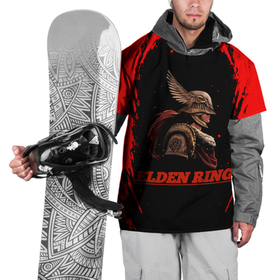 Накидка на куртку 3D с принтом Hero in red в Курске, 100% полиэстер |  | elden ring | elder ring | game | games | игра | игры | элден ринг | элдер ринг