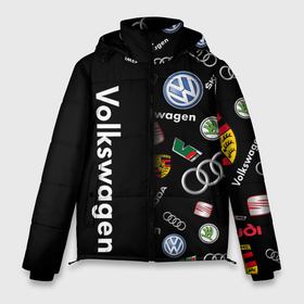 Мужская зимняя куртка 3D с принтом Volkswagen Group | Half Pattern в Новосибирске, верх — 100% полиэстер; подкладка — 100% полиэстер; утеплитель — 100% полиэстер | длина ниже бедра, свободный силуэт Оверсайз. Есть воротник-стойка, отстегивающийся капюшон и ветрозащитная планка. 

Боковые карманы с листочкой на кнопках и внутренний карман на молнии. | olkswagen | patern | pattern | vw | авто | автомобиль | ам | бренд | машина | машины | народный автомобиль | патерн | паттерн | фольксваген