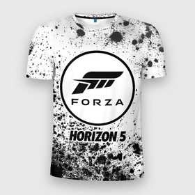 Мужская футболка 3D Slim с принтом FORZA HORIZON 5   DIRT в Белгороде, 100% полиэстер с улучшенными характеристиками | приталенный силуэт, круглая горловина, широкие плечи, сужается к линии бедра | forza | game | games | horizon | logo | motorsport | racing | авто | гонки | игра | игры | краска | краски | лого | логотип | логотипы | мото | моторспорт | символ | символы | форза | форза хоразйен 5 | хорайзен