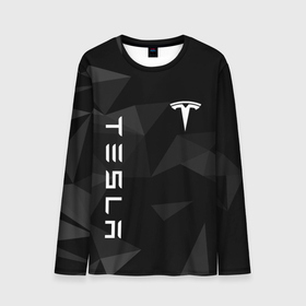 Мужской лонгслив 3D с принтом Tesla Тесла в Курске, 100% полиэстер | длинные рукава, круглый вырез горловины, полуприлегающий силуэт | brand | car | cybertruck | elon mask | logo | model s | model x | model y | moscow tesla club | s3xy | semi | tesla | tesla motors | tesla roadster | авто | бренд | илон | илон маск | лого | маск | машина | солнечная энергетика | тесла | тесла х | тесло |