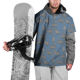 Накидка на куртку 3D с принтом Графические гуси паттерн в Белгороде, 100% полиэстер |  | водоплавающие | графика | графический | гусеобразные | гуси | охота | охотник | паттерн | природа | птицы | селезень | турист | утки
