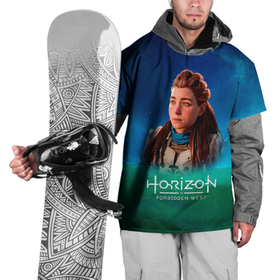 Накидка на куртку 3D с принтом Horizon Forbidden West Sky , 100% полиэстер |  | Тематика изображения на принте: aloy | horizon | horizon forbidden west | horizon zero dawn | харайзон | хорайзон | элой