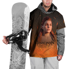 Накидка на куртку 3D с принтом Horizon Forbidden West: Fire , 100% полиэстер |  | aloy | horizon | horizon forbidden west | horizon zero dawn | харайзон | хорайзон | элой