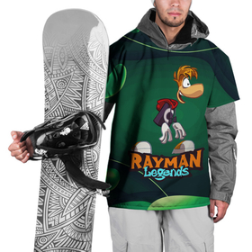 Накидка на куртку 3D с принтом Rayman Legends Green в Санкт-Петербурге, 100% полиэстер |  | globox | rayman | rayman legends | глобокс | реймен | рэйман | рэймэн | человечек