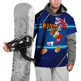 Накидка на куртку 3D с принтом Rayman Legends Blue в Санкт-Петербурге, 100% полиэстер |  | globox | rayman | rayman legends | глобокс | реймен | рэйман | рэймэн | человечек