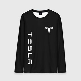 Мужской лонгслив 3D с принтом Tesla Тесла логотип и надпись , 100% полиэстер | длинные рукава, круглый вырез горловины, полуприлегающий силуэт | brand | car | cybertruck | elon mask | logo | model s | model x | model y | moscow tesla club | s3xy | semi | tesla | tesla motors | tesla roadster | авто | бренд | илон | илон маск | лого | маск | машина | солнечная энергетика | тесла | тесла х | тесло |