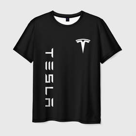Мужская футболка 3D с принтом Tesla Тесла логотип и надпись , 100% полиэфир | прямой крой, круглый вырез горловины, длина до линии бедер | brand | car | cybertruck | elon mask | logo | model s | model x | model y | moscow tesla club | s3xy | semi | tesla | tesla motors | tesla roadster | авто | бренд | илон | илон маск | лого | маск | машина | солнечная энергетика | тесла | тесла х | тесло |
