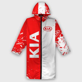Дождевик унисекс 3D с принтом KIA Motors   спорт. в Ухте,  |  | auto | kia | sport | авто | автомобиль | бренд | киа | спорт