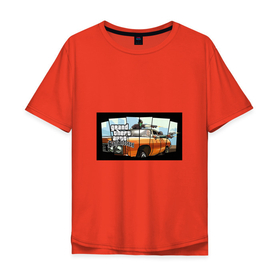 Мужская футболка хлопок Oversize с принтом GTA SA  Стреляем в Екатеринбурге, 100% хлопок | свободный крой, круглый ворот, “спинка” длиннее передней части | gta | авто | бандиты | гта | машины | оружие | перестрелка | сан андреас